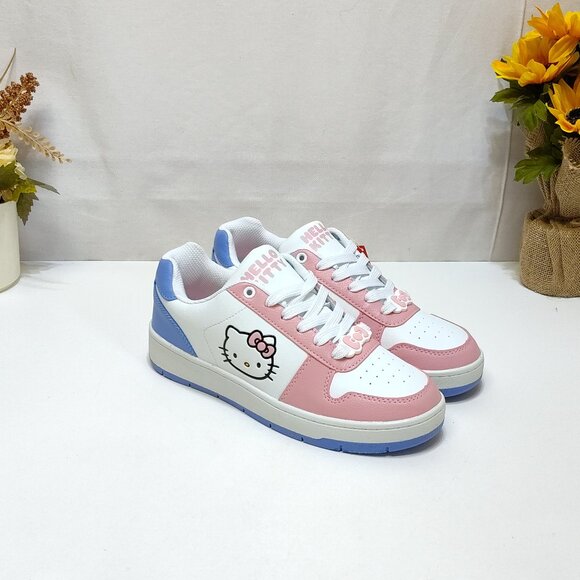 Hello Kitty Casual Court Sneaker By Sanrio Women Size US 8 Fits True To Size NWT - Picture 1 of 9